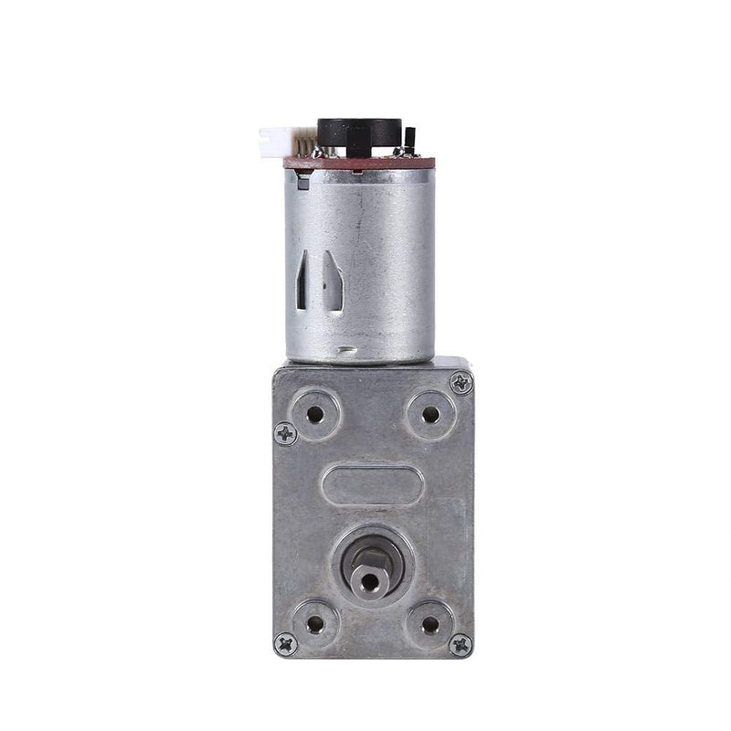 [Australia - AusPower] - Gear Reduction Motor, DC 12V High Torque Worm Geared Motor Reduction Motor with Encoder Self Locking Motor Worm Gear Box(100RPM) 100RPM 