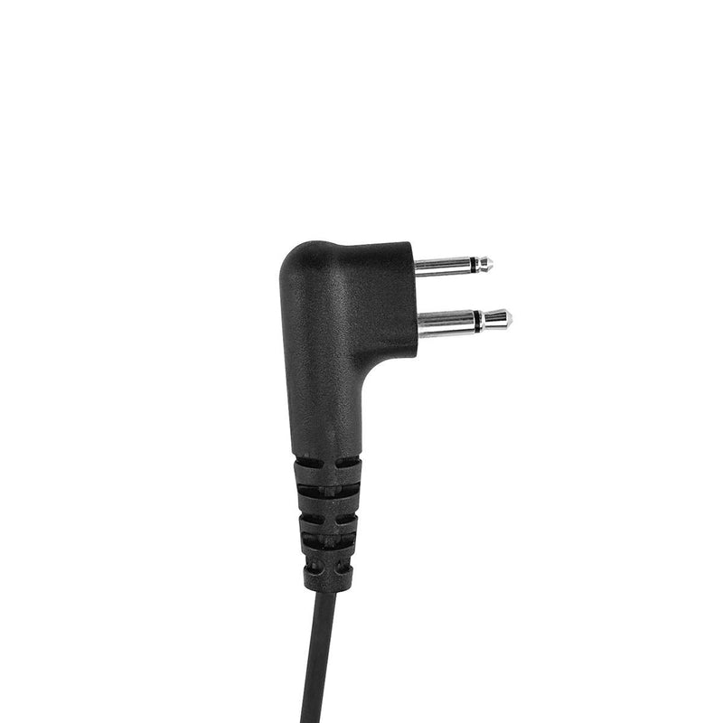 [Australia - AusPower] - JEUYOEDE CLS1110 Transparent Acoustic Tube Earpiece Headset with Mic Compatible for Motorola CP185 XV2600 CLS1410 CLS1413 Walkie Talkie 
