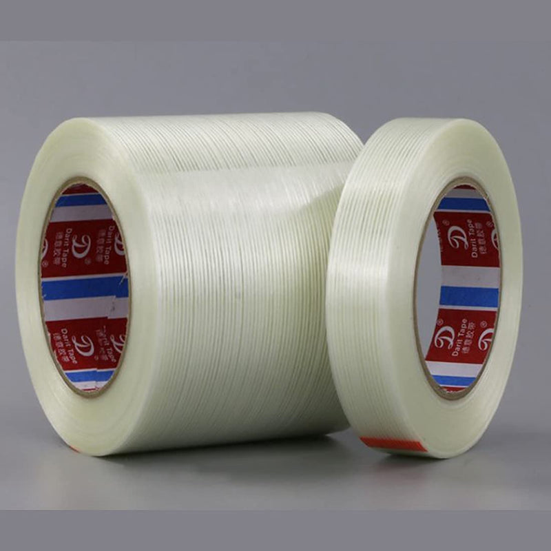 [Australia - AusPower] - Mono Filament Strapping Tape, 3/4 inch x 60 yds, Heavy Duty Transparent Reinforced Fiberglass Tape, Fiberglass Reinforced Filament Strapping Tape 
