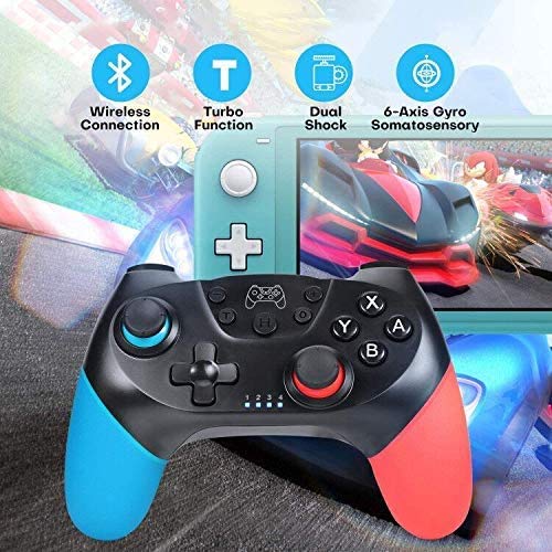 [Australia - AusPower] - Zexrow Controller for Switch Wireless Switch Pro Controller Gamepad Joypad for Switch Console and PC Supports Wakeup Gyro Axis and Dual Vibration 