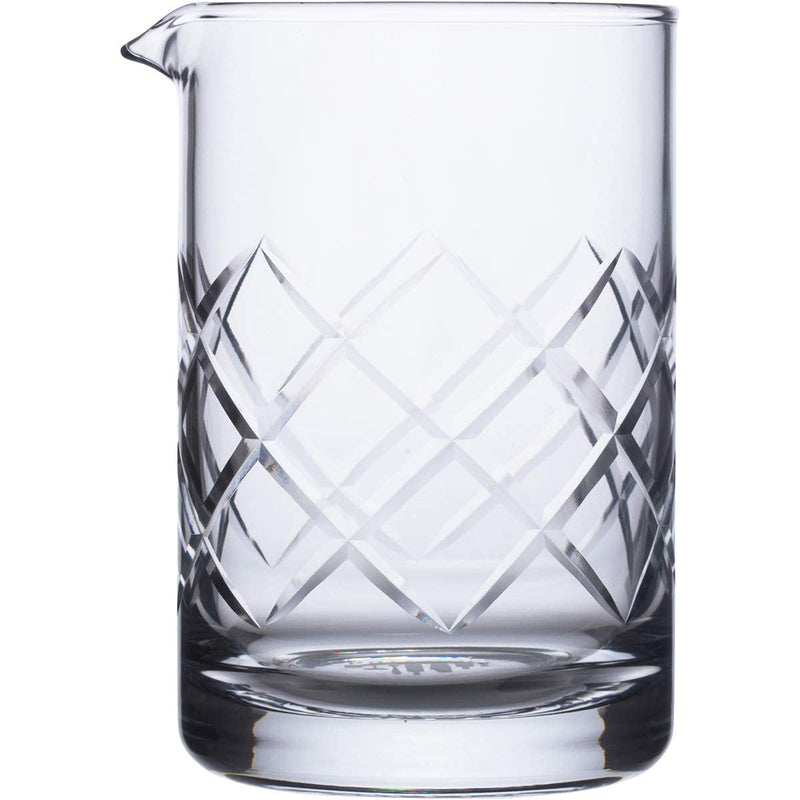 [Australia - AusPower] - A Bar Above Mixing Glass for Stirred Cocktails Seamless (Diamond Cut), Thick & Durable mixing glass for Craft Bars & Professional Bartenders Diamond Cut 