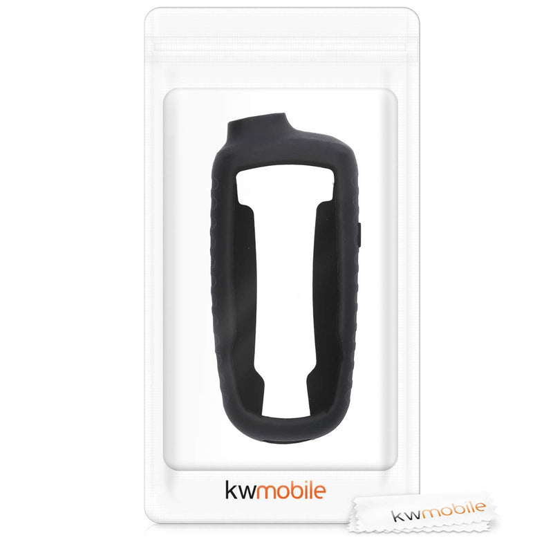 [Australia - AusPower] - kwmobile Case Compatible with Garmin GPSMAP 64 / 64s / 64st - GPS Handset Navigation System Soft Silicone Skin Protective Cover - Black 