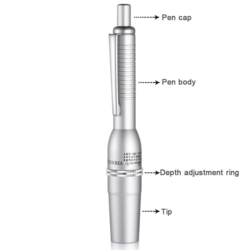 [Australia - AusPower] - Lancing Device for Three Needles of Safety Steril Acupuncture and Cupping with Two Box 100pcs 23G Lancet 1 Count (Pack of 1) Three Head Blood Lancing Device 