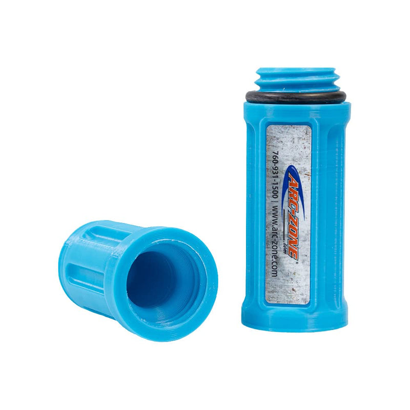 [Australia - AusPower] - Arc-Saber Tungsten Electrode Storage Solution with Magnetic Base 5" Sky Blue 