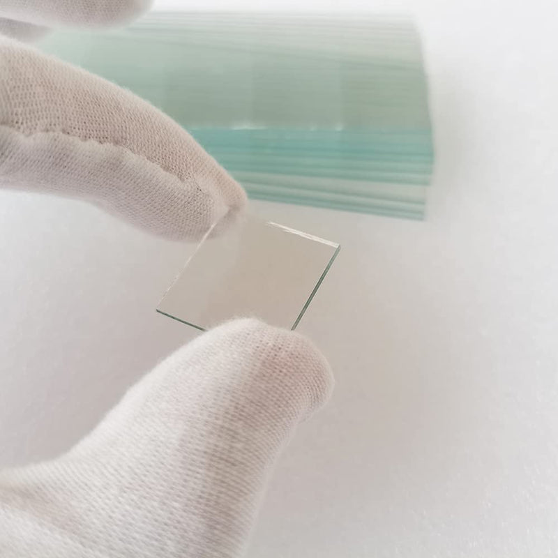 [Australia - AusPower] - FTO Coated Conductive Glass Transparent Fluorine-doped Tin Oxide SnO2:F Coated Conductive Glass for Lab R&D Use 15ohm/sq (20mm×20mm, 20 Slices) 20mm×20mm 