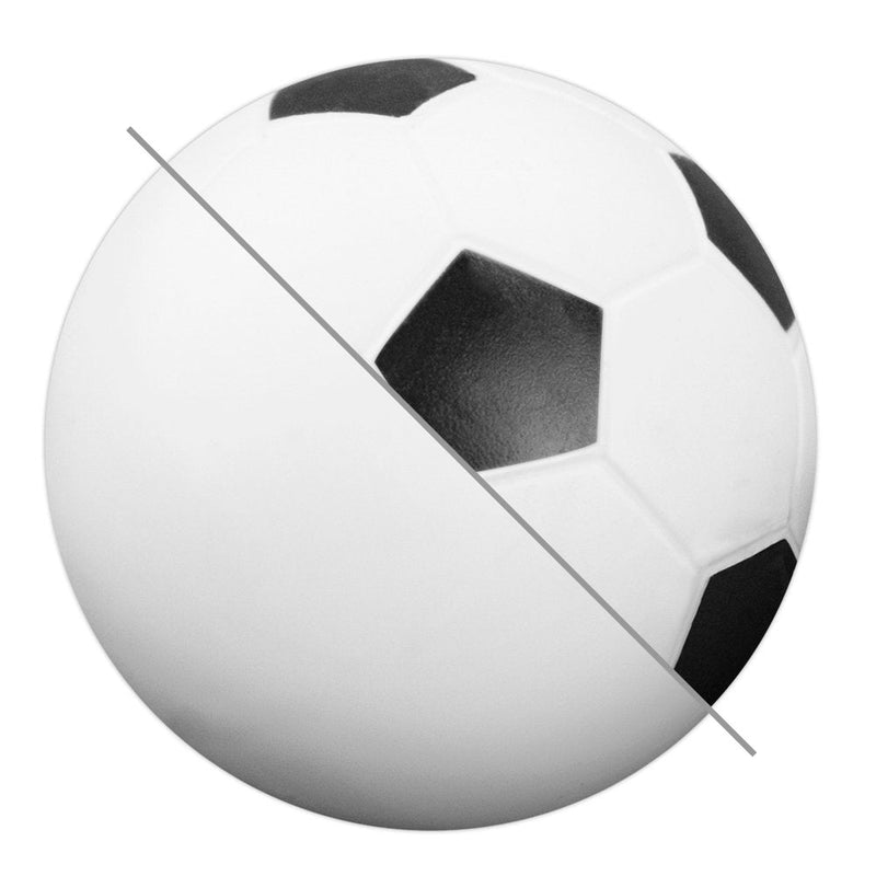 [Australia - AusPower] - 12 Pack of Mixed Foosballs – for Standard Foosball Tables & Classic Tabletop Soccer Game Balls (6 Black & White Soccer) (6 Smooth White) by Brybelly 