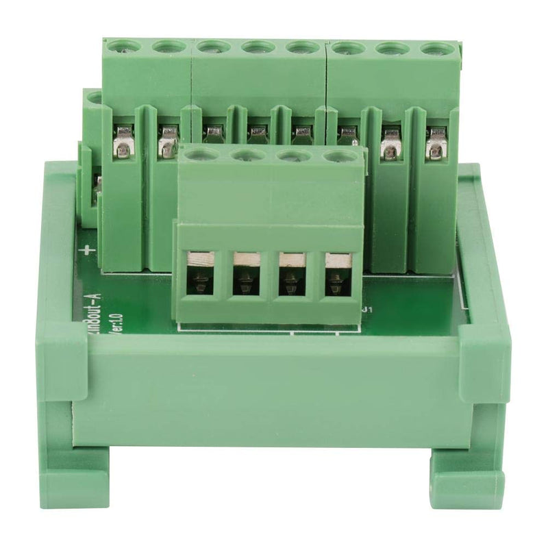 [Australia - AusPower] - Terminal Blocks Module, 2 in 8 Out DIN Rail and Panel Mounting Power Distribution Module Breakout Board 