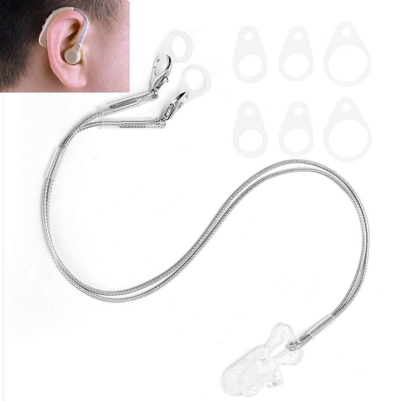 [Australia - AusPower] - Ear Aids Strap Plastic Hearing Rope Portable Hang Fixation Cord Lanyard Protection Hearing Accessory 