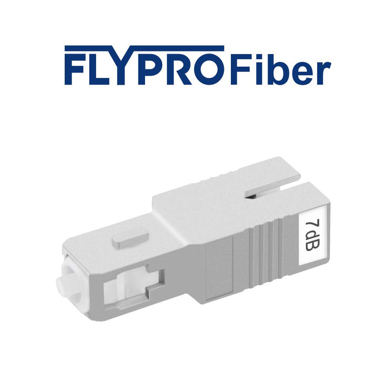 [Australia - AusPower] - FLYPROFiber 3dB 2pcs SC Attenuator, Options: 3dB, 5dB, 7dB, 10dB, SC/UPC Single Mode Fixed Fiber Optic Attenuator, SC Male-Female, 3dB-2pack 3db/SC 