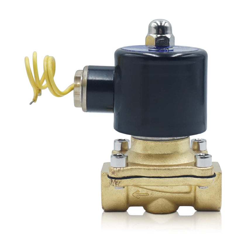 [Australia - AusPower] - Triumilynn Humidifier Solenoid Water Valve, 3/4" AC 110V Electric Solenoid for Valve Air Water Gas NPT Thread 3/4"-110V 