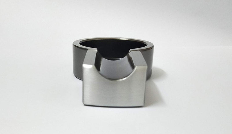 [Australia - AusPower] - FLYINGQIN New Sliver Mini Aluminium Alloy Cigar Cigarette Ashtray Holder 