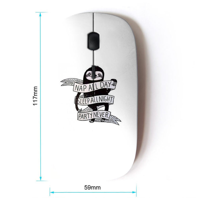 [Australia - AusPower] - KOOLmouse [ Optical 2.4G Wireless Mouse ] [ Nap All Day - Funny Sloth ] 