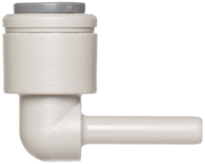 [Australia - AusPower] - John Guest-PI220808S Acetal Copolymer Tube Fitting, Plug-In 90 Degree Elbow, 1/4" Tube OD x 1/4" Stem OD (Pack of 10) - Gray 