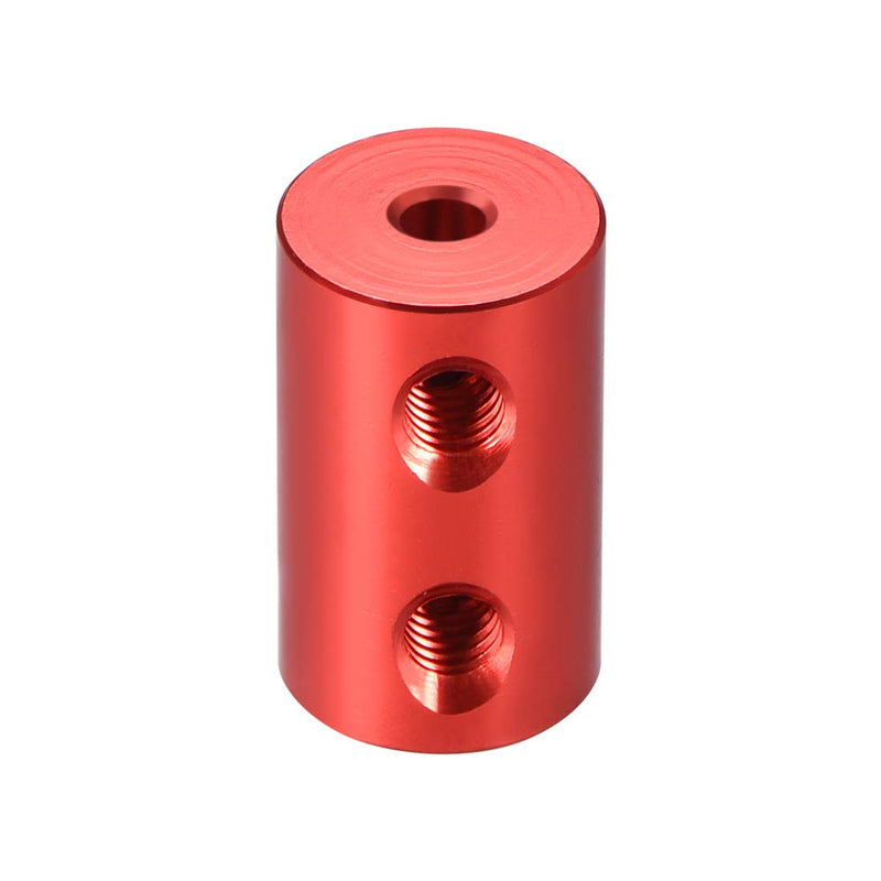 [Australia - AusPower] - uxcell 3mm to 5mm Bore Rigid Coupling Set Screw L20XD12 Aluminum Alloy,Shaft Coupler Connector,Motor Accessories,Red 