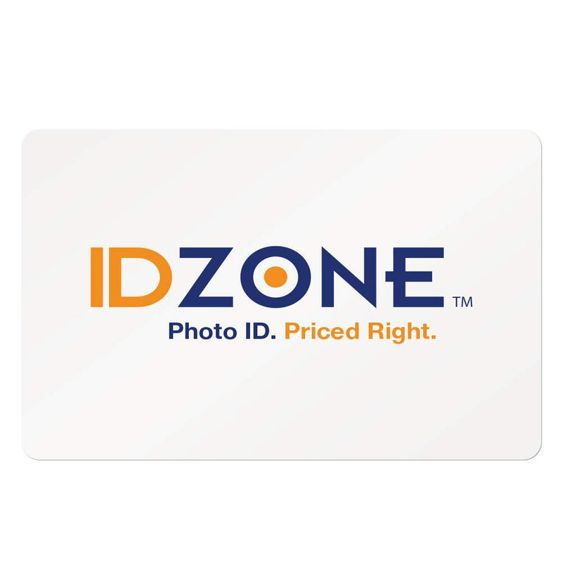 [Australia - AusPower] - ID Zone Premium White Blank Plastic CR80 30 Mil PVC Cards for ID Badge Printers (100 Pack) 100 Pack 
