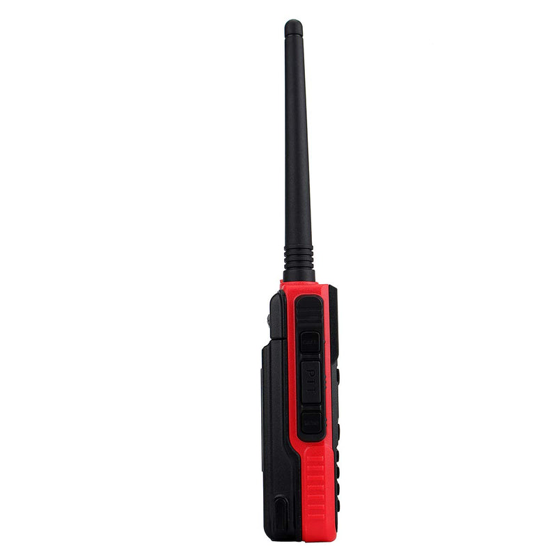 [Australia - AusPower] - Retevis RT5 2 Way Radios Long Range Dual Band 128CH VOX Radio Handheld Walkie Talkies Adults Rechargeable with Earpiece (1 Pack) Red 