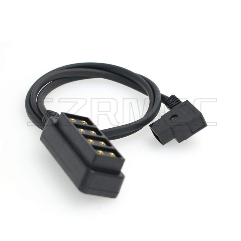 [Australia - AusPower] - SZRMCC D-tap Male to 4 Port D-tap Female Hub Splitter Power Cable for Anton Bauer V-Mount Battery Dtap (Straight Cable) Straight Cable 