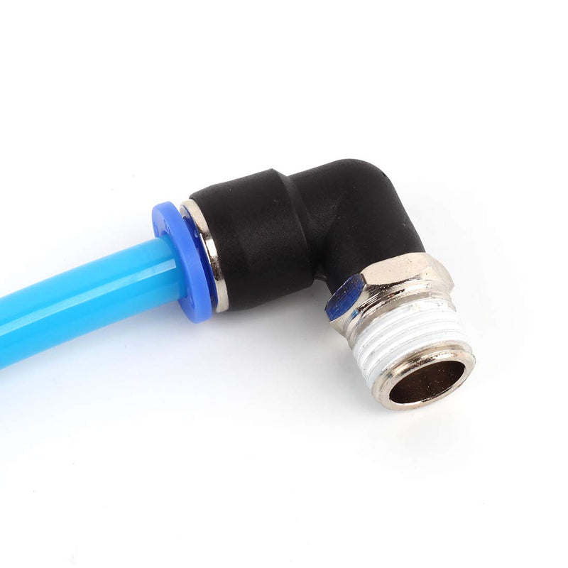[Australia - AusPower] - SNS SPL5/16-N02 5/16"Tube OD x 1/4 NPT Male Elbow Nickel Plated Brass and Plastic Pneumatic Tube Fittings(10 PCS) SPL 