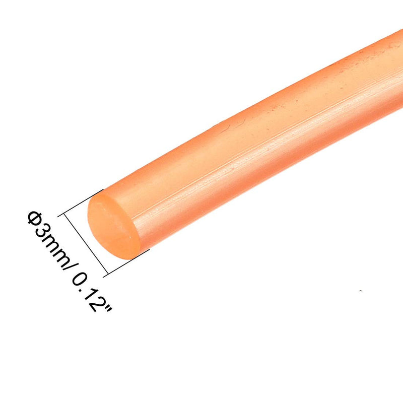[Australia - AusPower] - uxcell 10ft 3mm PU Transmission Round Belt High-Performance Urethane Belting for Conveyor Bonding Machine Dryer 