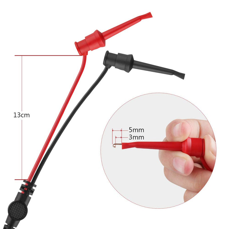 [Australia - AusPower] - Micsoa BNC Test Leads Set, Oscilloscope Probes BNC to Alligator Clips, BNC to Mini Test Clips, BNC to BNC Cable Leads 3 Pack 
