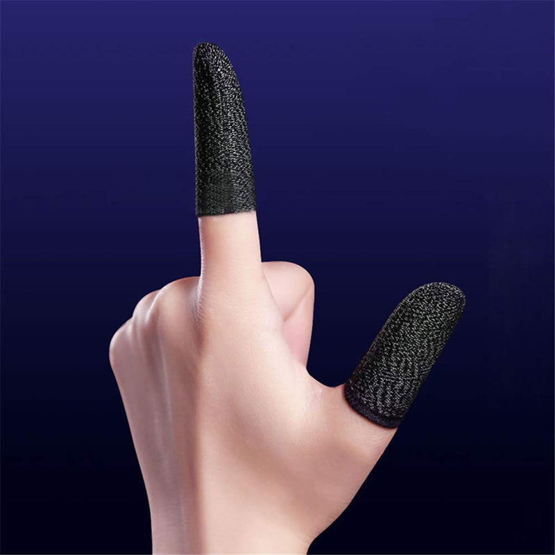 [Australia - AusPower] - Mobile Game Controller Finger Sleeve Sets [6 pcs],Anti-Sweat Breathable Touchscreen Finger Sleeve for Mobile Phone Games 