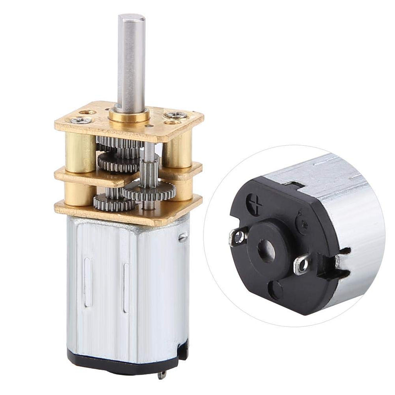 [Australia - AusPower] - DC Geared Motor N20 DC 6V Brush 50RPM Electric Micro High Torque Speed Reduction Gear Motor with Metal Gearbox for Fan Electric Equipment 