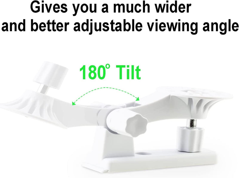 [Australia - AusPower] - Wall Mount Compatible for Reolink E1 / E1 Pro Camera for Ceiling 180 Degree Adjustable Bracket with Mounting Plate Accessorries - LEFXMOPHY 