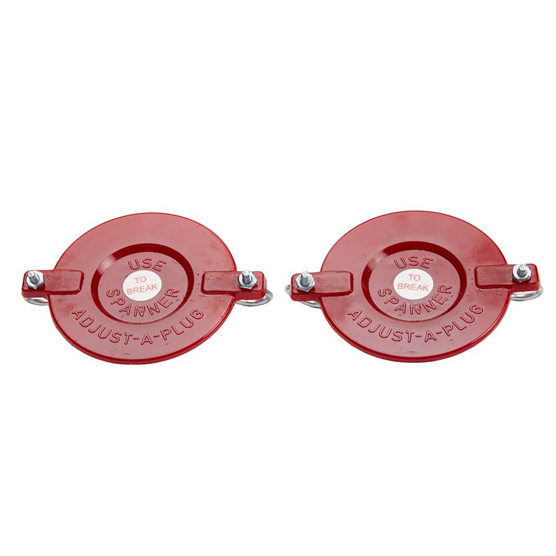 [Australia - AusPower] - 2 1/2" Plastic Breakable Fire Department Connection (FDC) Cap for Sprinkler and Standpipe Connections (2 Pack) 