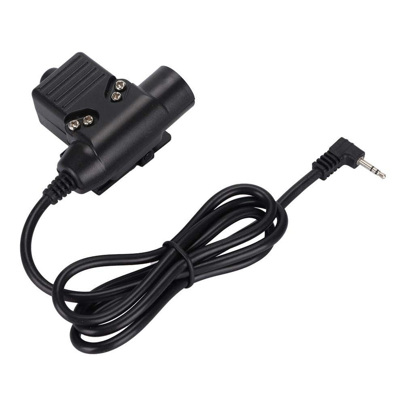 [Australia - AusPower] - PTT Cable Multi-Functional 2.5mm Single Hole PTT Cable Suitable For ZT/U94 type headset cable & PTT and military standard version plug 
