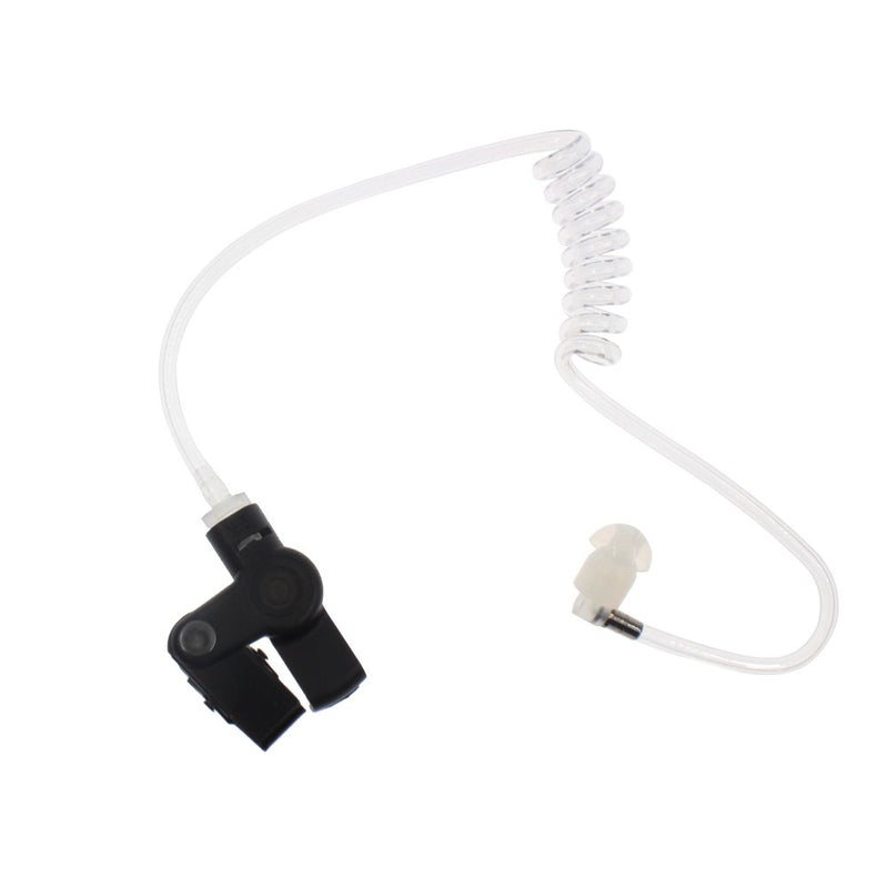 [Australia - AusPower] - KENMAX 1 Pin 3' 2-Wire Coil Earbud Audio Mic Surveillance Kit Headset Air Covert Acoustic Tube with Replacement Earmold Earbud Earpiece for Motorola Talkabout EM1000 FR50 T280 T5710 T6500 T8550 