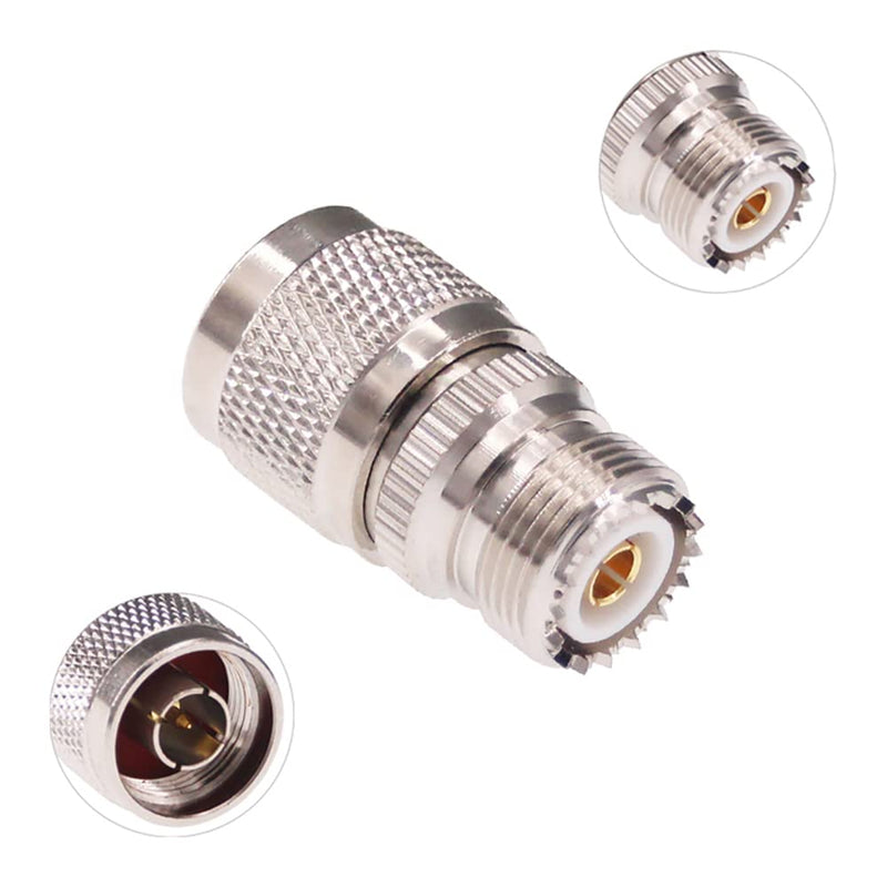 [Australia - AusPower] - RFaha 4pcs N Type Male/Female to UHF PL-259 SO-239 M/F RF Coaxial Adapter Connector Kit(F36-4) 