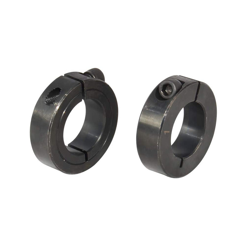 [Australia - AusPower] - AZSSMUK Shaft Collar 1" Bore Single Split Clamp-On Shaft Axle Collars with Set Screw 4-packed 1" 