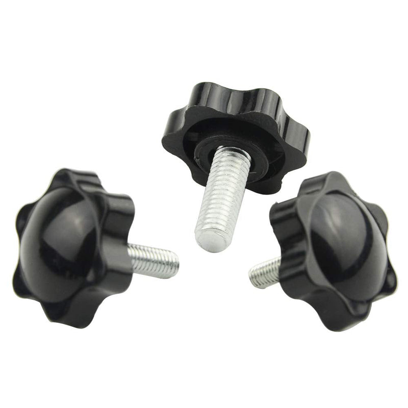 [Australia - AusPower] - WMYCONGCONG 30 PCS Male Thread Screw On Type Knurled Clamping Screw Nuts Knob Handle M5 M6 M8 (32#) 32# 