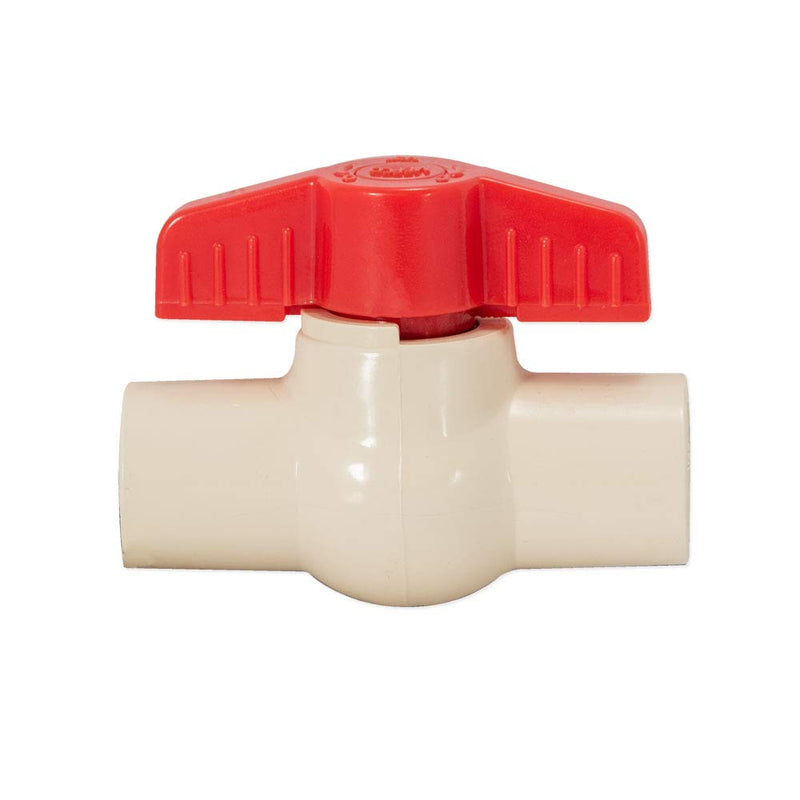 [Australia - AusPower] - Eastman 48636 Schedule 80 Cpvc Ball Valve , White , 1/2" Slip 