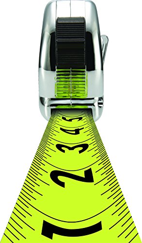 [Australia - AusPower] - Komelon 430HV High-Visibility Professional Tape Measure, 30-Feet by 1-Inch, Chrome 