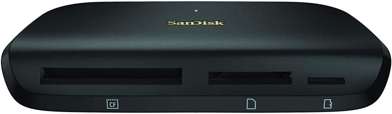[Australia - AusPower] - SanDisk ImageMate PRO USB-C Multi-Card Reader/Writer for SDHC, SDXC, MicroSD, CF Cards - UHS-I, UHS-II, 3.0 Compatible (SDDR-A631-GNGNN) Bundle with (1) Everything But Stromboli MicroSD to SD Adapter 