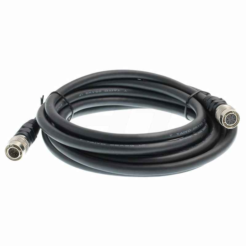 [Australia - AusPower] - HangTon RCP OCP ROP Remote Control Cable 10 Pin Hirose Male to Female Cable for Panasonic 300/50 Studio Camera RC10 CCU MSU, Sony D50 D51 (2) 2 Meters 
