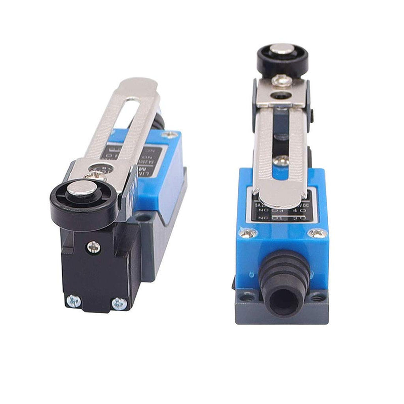 [Australia - AusPower] - 2PCS ME-8108 Momentary Limit Switch Travel Switch,Yusheng Adjustable Roller Lever Arm arduino Limit Switch NC-NO CNC Mill Laser Plasma Router (2PCS, ME-8108 Adjustable Long Lever Arm) 2PCS 