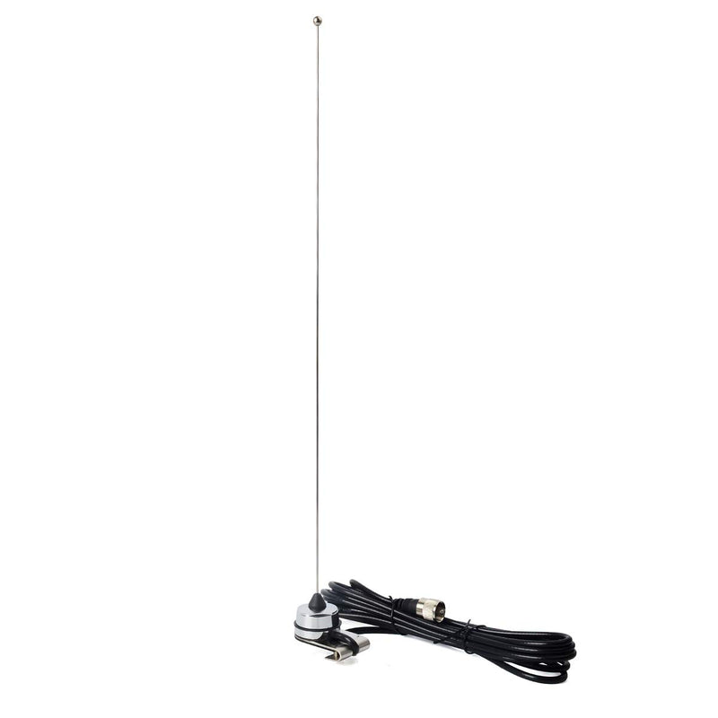 [Australia - AusPower] - UAYESOK VHF NMO Antenna 136-174MHz 2-Meter Mobile Radio Antenna with TCJ-N2 NMO Trunk Lip Antenna Mount 13ft/4M Coax Cable 