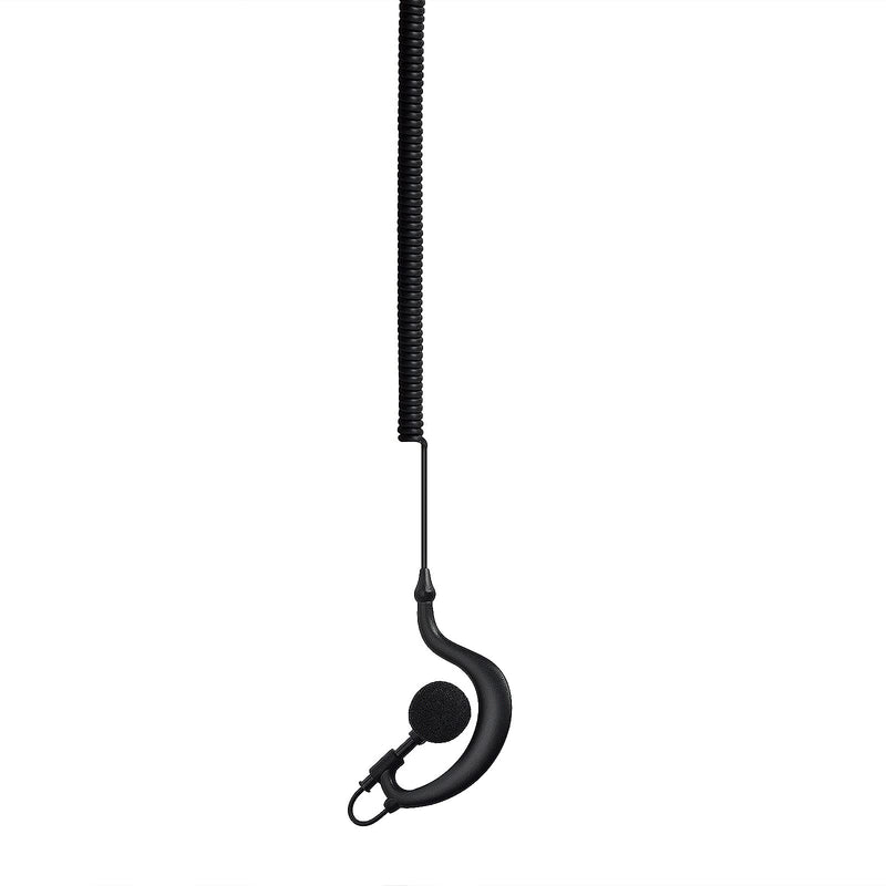 [Australia - AusPower] - HYS G Shape Headset with PTT Portable 2-Way Radio Earpiece with Reinforced Cable for Motorola 2 Pin Walkie Talkie CP200 CP200D PMMN4029 PR400 RDU4100 RMU2040 Yaesu FT-4XR FT-4VR FT-65R FT-25R 