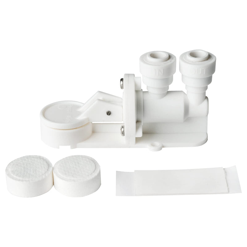 [Australia - AusPower] - iSpring ALS1 Leak Detector and Shut-Off Valve for iSpring Reverse Osmosis and iSpring Under Sink Water Filtration Systems with 1/4” Quick Connect, White 