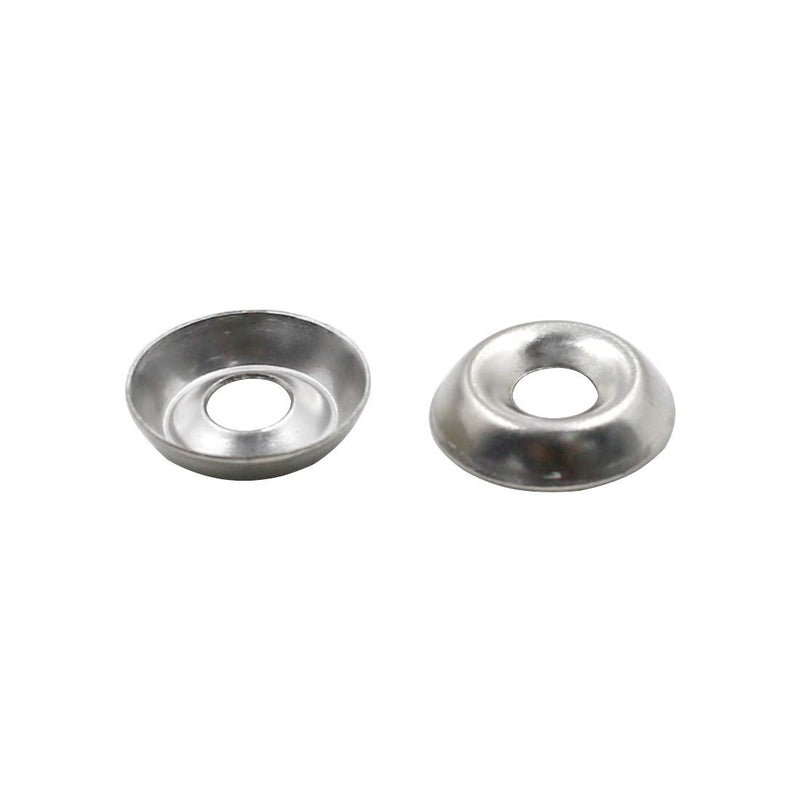 [Australia - AusPower] - TOUHIA 50pcs #6 Finishing Washers Stainless Steel Cup Countersunk Washer 