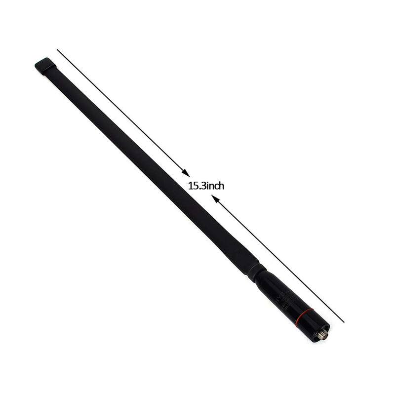 [Australia - AusPower] - HYS SMA-Female Handheld Dual Band Antenna 15.3-Inch Super Foldable VHF/UHF (144/430Mhz) Antenna for BaoFeng uv-5r uv-82 f8hp BF-F8+ Kenwood Radios (2 Pack) 