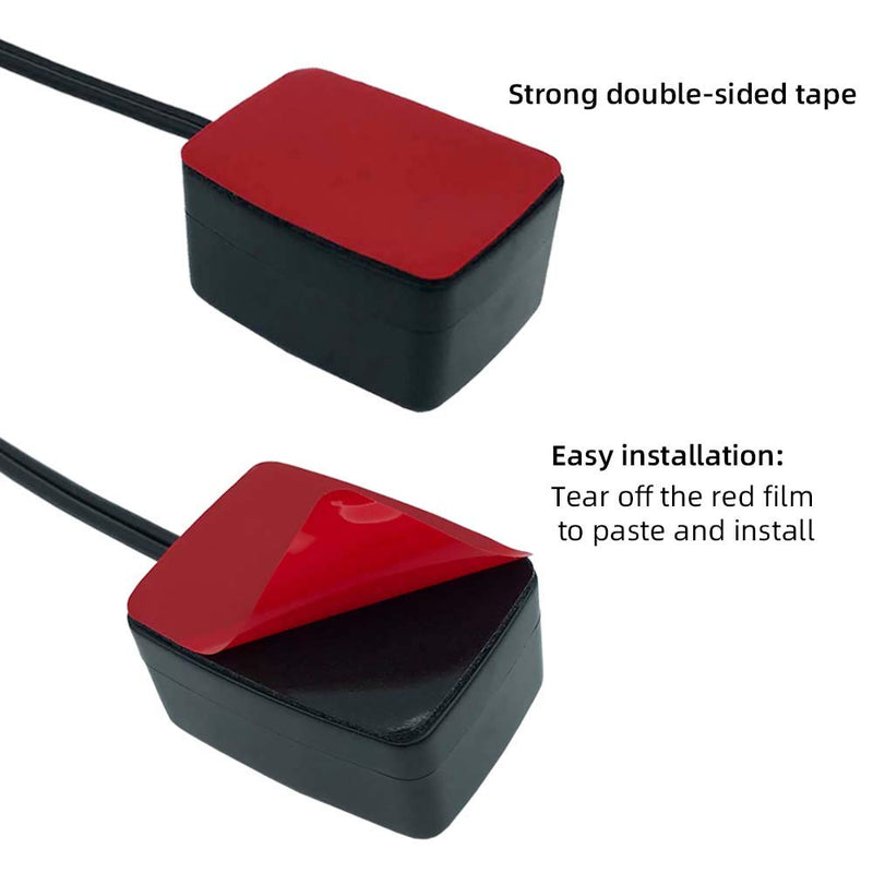 [Australia - AusPower] - DXX 2pcs Car Rocker Switch ON/Off Double-Sided Adhesive Installation Surface Mount Button Switch Used for Automotive Lighting Power Switches LED Light Strip Fog Lamp Daytime Running Light 2pcs Rocker Switch 
