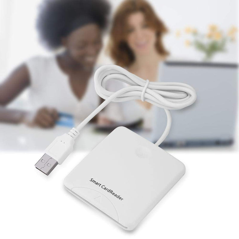 [Australia - AusPower] - USB Smart Chip Reader,Portable USB Credit Card Reader,Full Speed Smart IC Mobile Bank Credit Card Readers for Supports Windows 98/me/2000/xp/vista/Win7(32bit&64bit), Mac OS X, Linux or Above System 