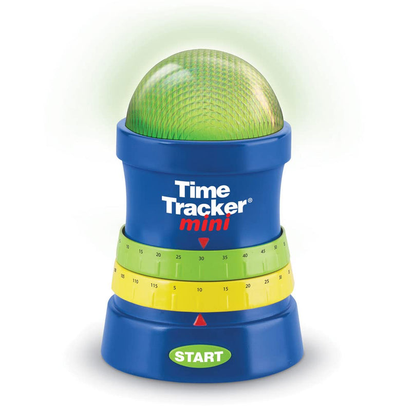 [Australia - AusPower] - Learning Resources Time Tracker Mini Visual Timer, Classroom Timer, Hand Washing Timer, Auditory and Visual Cue, Ages 3+ 4.8" x 3.3" x 3.3" 