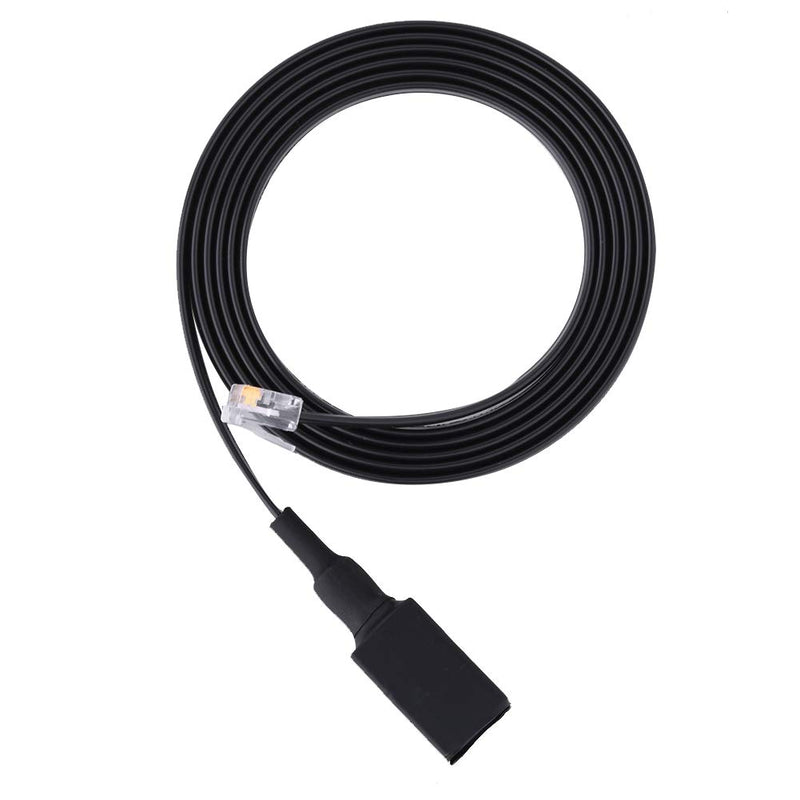 [Australia - AusPower] - 1.5M 6-Pin Removable Separation Handheld Mic Extension Cable Cord for Yaesu Radio Walkie Talkie, 1.5M 6-Pin Removable Separation Handheld Mic Extension Cable Cord for Yaesu Radio Walkie Talkie long ca 