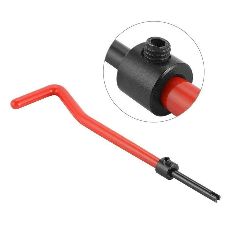 [Australia - AusPower] - Highking Tool Thread Repair Kit, M6 x 1.0mm Thread Repair Insert Kit Compatible Hand Tool Set for Auto Repairing (M6-1.0) 
