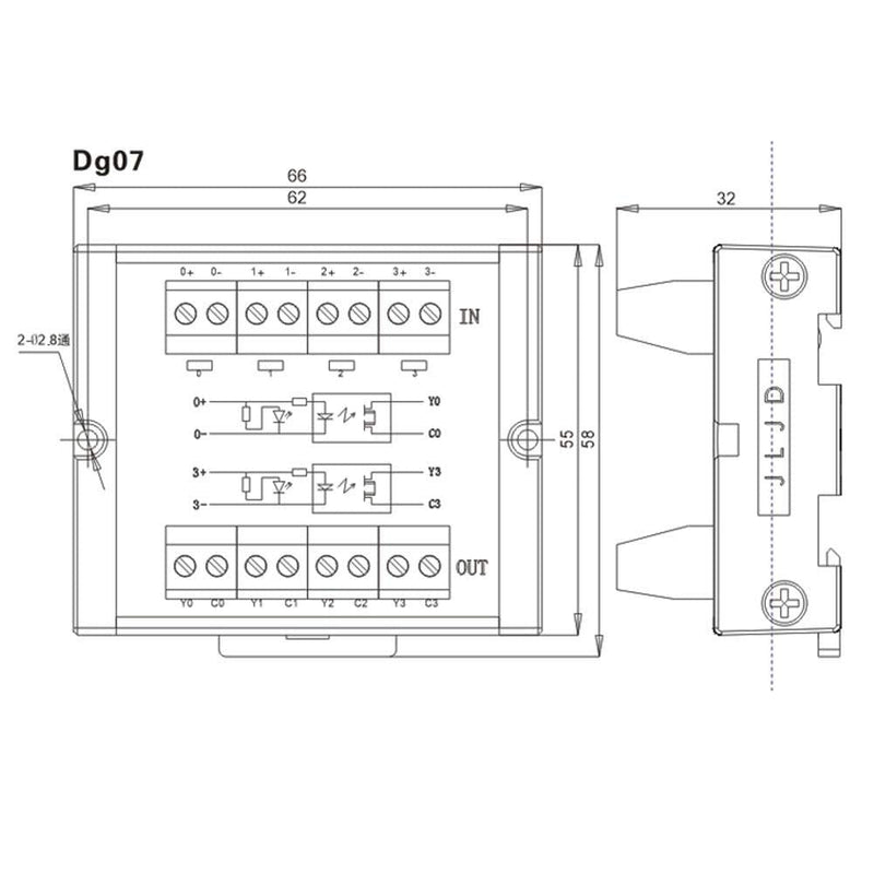 [Australia - AusPower] - NPN to PNP Level Converter, Keenso 4-Channel Signal Conversion Level Converter Wide Voltage 10-28V 