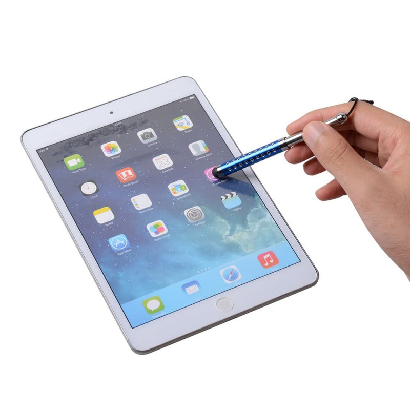 [Australia - AusPower] - IC ICLOVER 10pcs Bling Retractable Stylus Pens for iPhone 13/12/11/PRO/Pro Max/X/XS MAX, iPad, iPod, Samsung, Android Phone, Kindle, Tablet PC, Compatible with All Device with Capacitive Touch Screen 